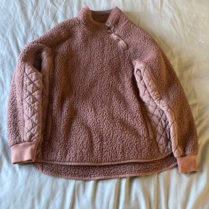 Abercrombie & Fitch Asymmetrical Snap-Up Fleece size XL